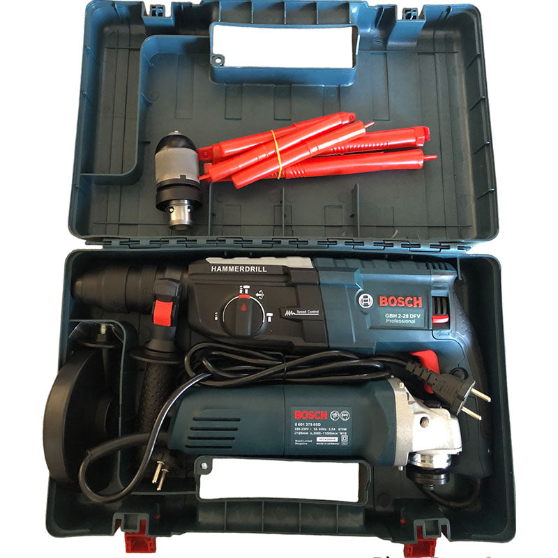 ΣΕΤ ΣΚΑΠΤΙΚΟ + ΤΡΟΧΟΣ BOSCH GBH 2-28