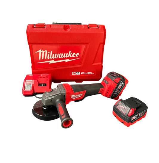 Γωνιακός τροχός Milwuakee 36v | 125mm | x2 μπαταρίες φορτιστής